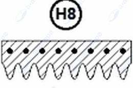 Ремень 1200 H8 Mael 46000003