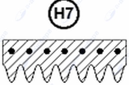 Ремень 1210 H7  1.11.038.00