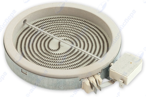 Конфорка для стеклокерамики  180/200mm 1700W  (315719; C00390174) Whirlpool 481231018889