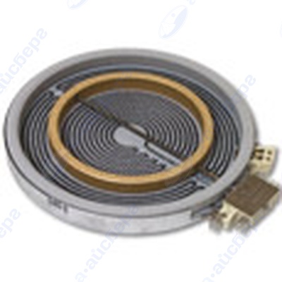 Конфорка для стеклокерамики двухзонная 135/230mm 750/2200W  (C00339918) Whirlpool 481231018895