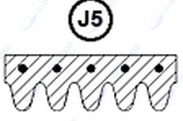 Ремень 1199 J5  72119900